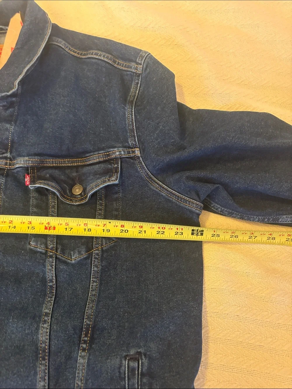 NWT Men’s Levi's Dark Blue Denim Trucker Jacket 2XL T Tall